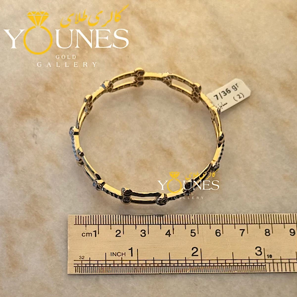 النگو طلای تیفانی تراش دار